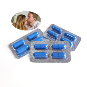 Blue Fast penis Erection Long time male capsule 4 capsules