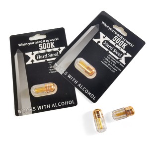 Male erotic enhancement capsule card single pack Enhanced